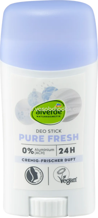 alverde NATURKOSMETIK Deo Stick Pure Fresh, 50 ml