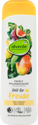 alverde NATURKOSMETIK Family Duschgel Mango Feige, 300 ml