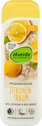alverde NATURKOSMETIK Pflegedusche Zitronentraum, 250 ml