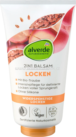 alverde NATURKOSMETIK Locken Balsam 2in1, 150 ml