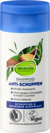 alverde NATURKOSMETIK Shampoo Anti-Schuppen, 50 ml