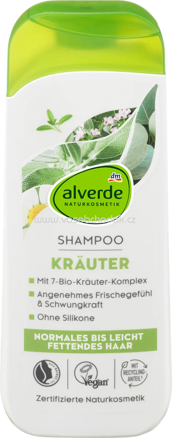 alverde NATURKOSMETIK Shampoo Kräuter, 200 ml