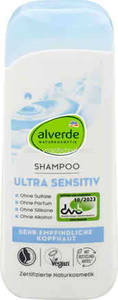 alverde NATURKOSMETIK Shampoo Ultra Sensitiv, 200 ml