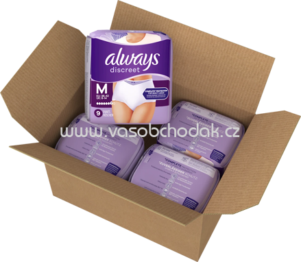 always discreet Pants Inkontinenz Plus Gr. M, Vorteilspack (4x9 St), 36 St