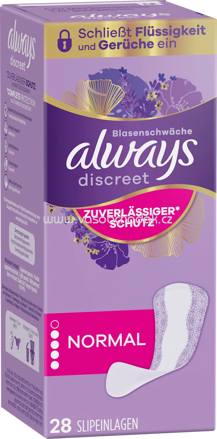 always discreet Slipeinlagen Inkontinenz Normal, 28 St
