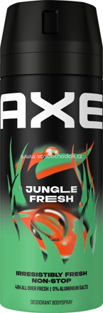 AXE Bodyspray Jungle Fresh Palm Leaves & Amber Scent, 150 ml