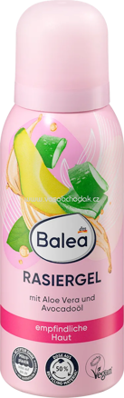 Balea Rasiergel Aloe Vera Reisegröße, 75 ml