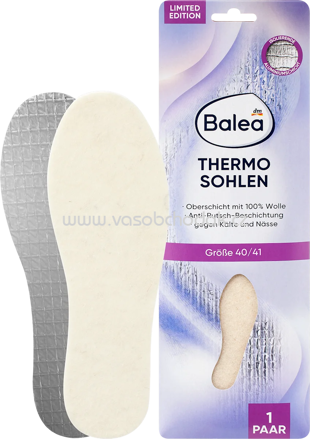 Balea Einlegesohlen Thermo Gr. 40/41, 1 Paar, 1 St
