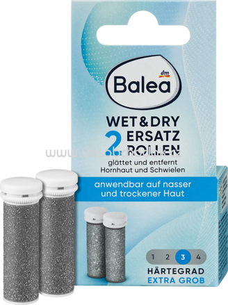 Balea Ersatzrollen Hornhautentferner, Stufe 3, extra grob, 2 St