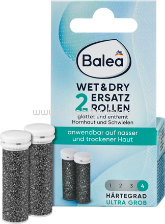 Balea Ersatzrollen Hornhautentferner, Stufe 4, ultra grob, 2 St
