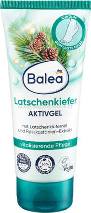Balea Fußcreme Latschenkiefer Aktiv Gel, 100 ml