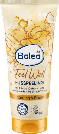 Balea Fußpeeling Feel Well Litsea Cubeba, 100 ml