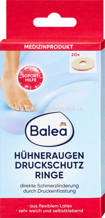 Balea Hühneraugen Druckschutzringe, 20 St
