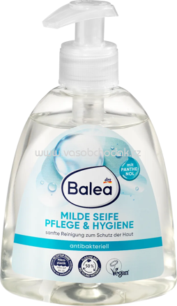 Balea Flüssigseife, milde Seife Pflege & Hygiene, antibakteriell, 300 ml