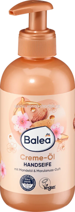 Balea Flüssigseife Creme-Öl mit Mandelöl & Marulanuss Duft, 300 ml