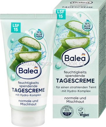 Balea Feuchtigkeitscreme LSF 15, 50 ml