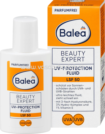Balea Fluid Beauty Expert UV-Protection LSF50, 50 ml