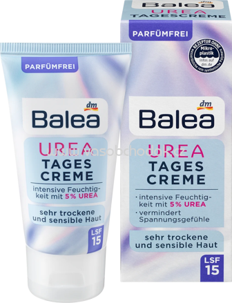 Balea Gesichtscreme Urea LSF 15, 50 ml