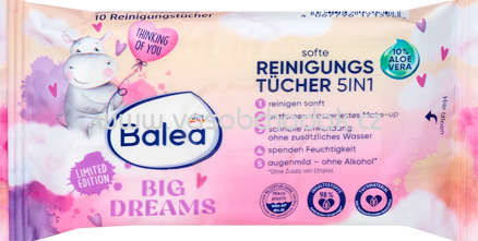 Balea Gesichtsreinigungstücher Big Dreams, 10 St
