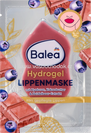 Balea Lippenmaske Kakaobutter Heidelbeere, 1 St
