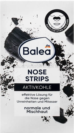 Balea Nosestrips mit Aktivkohle, 3 St
