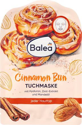 Balea Tuchmaske Cinnamon Bun, 1 St