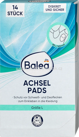 Balea Deo Achselpads Größe L, 14 St
