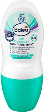 Balea Antitranspirant Deo Roll-on 5in1 Protection, 50 ml