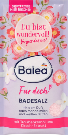 Balea Badesalz Für dich, 80 g
