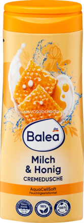 Balea Cremedusche Milch & Honig, 300 ml