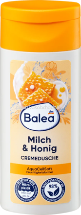 Balea Cremedusche Milch & Honig, Reisegröße, 50 ml