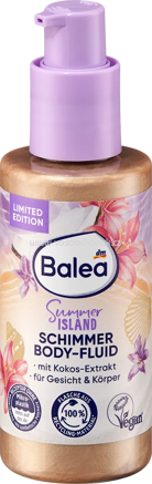 Balea Schimmer Body-Fluid Summer Island, 75 ml