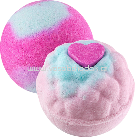 Balea Sprudel-Badekugel Honig-Rose/Vanille, 170 g