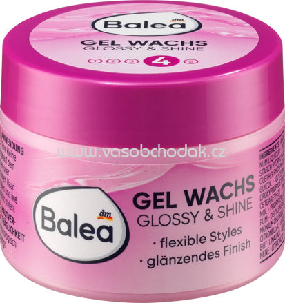 Balea Haargel Glossy & Shine Glanz Wachs, 75 ml