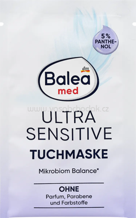 Balea med Tuchmaske Panthenol Ultra Sensitive, 1 St