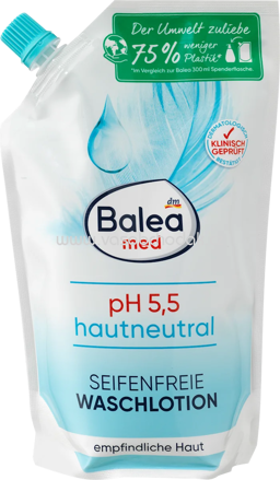 Balea med Waschlotion seifenfrei & hautneutral, Nachfüllpack, 500 ml