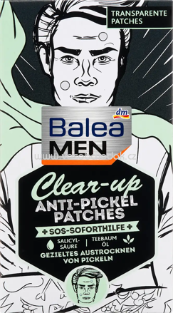 Balea MEN Clear-up Anti-Pickel Patches, 36 St