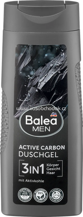 Balea MEN Duschgel Active Carbon 3in1, 300 ml