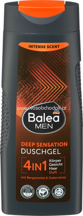 Balea MEN Duschgel Deep Sensation 4in1, 300 ml