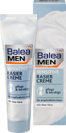 Balea MEN Rasiercreme sensitive, 100 ml