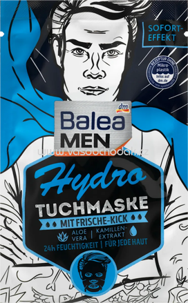 Balea MEN Tuchmaske Hydro, 1 St