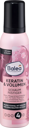 Balea PROFESSIONAL Schaumfestiger Keratin&Volumen, 150 ml