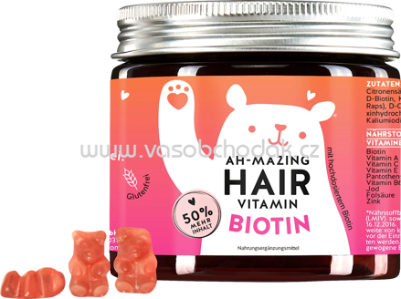 Bears with benefits Haarvitamine Ah-mazing Hair, 112,5 g