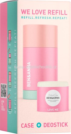 BEN&ANNA Deostick Love Me Original + Nachfüllpack, 40g