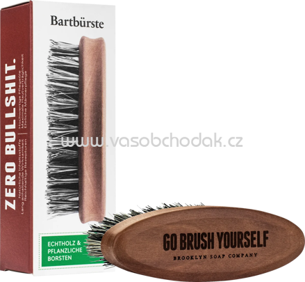 Brooklyn Soap Company Bartbürste, 1 St