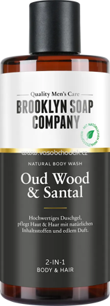 Brooklyn Soap Company Duschgel Oud Wood & Santal, 300 ml