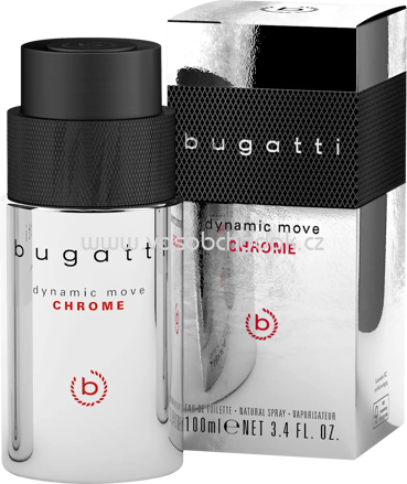 bugatti Dynamic Move Chrome Eau de Toilette, 100 ml