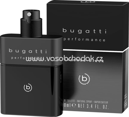bugatti Performance Intense Black Eau de Toilette, 100 ml