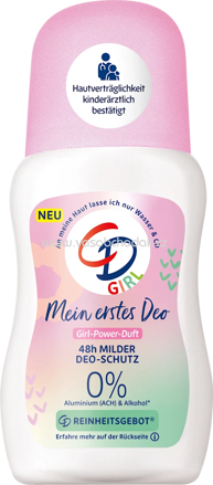 CD Deo Roll-on Mädchen, Mein erstes Deo, 50 ml