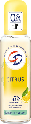 CD Deo Zerstäuber Citrus Bio-Zitrone, 75 ml